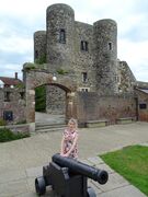 Judith by cannon at Ypres Tower