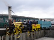 Rocket replica ride