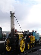 Rocket replica ride